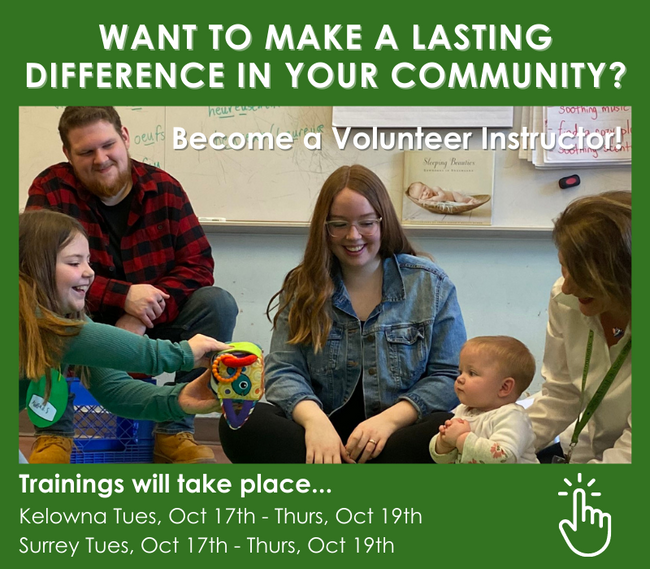 Pop up for Volunteer Instructors