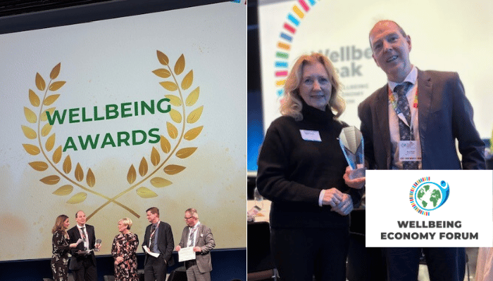 Mary Gordon attending the Wellbeing Economy Forum in Reykjavík, Iceland